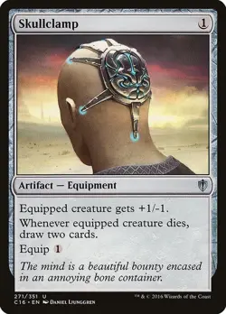 Skullclamp Commander 2016 C16 Magic MTG - Regular #271/351 LP Lightly Played - Image 1