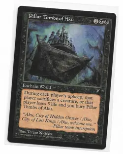 Magic the Gathering ~ MTG ~ 1x Pillar Tombs of Aku ~ VISIONS ~ M/NM - Image 1
