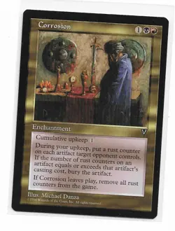 Magic the Gathering ~ MTG ~ 1x Corrosion ~ VISIONS ~ M/NM - Image 1