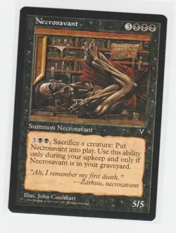 Magic the Gathering ~ MTG ~ 1x Necrosavant ~ VISIONS ~ M/NM - Image 1