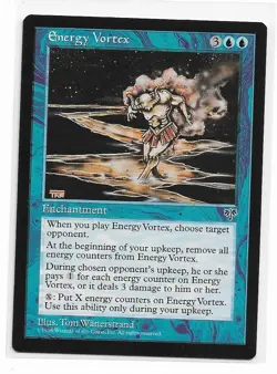 Magic the Gathering ~ MTG ~ 1x Energy Vortex ~ MIRAGE ~ M/NM - Image 1