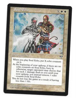 Magic the Gathering ~ MTG ~ 1x Soul Echo ~ MIRAGE ~ M/NM - Image 1