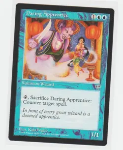 Magic the Gathering ~ MTG ~ 1x Daring Apprentice ~ MIRAGE ~ M/NM - Image 1