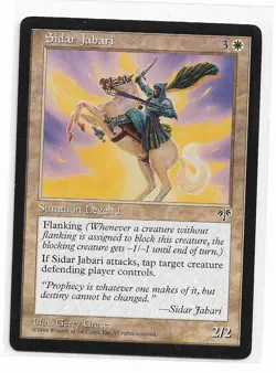 Magic the Gathering ~ MTG ~ 1x Sidar Jabari ~ MIRAGE ~ M/NM - Image 1