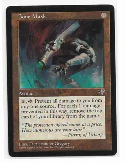 Magic the Gathering ~ MTG ~ 1x Bone Mask ~ MIRAGE ~ M/NM - Image 1