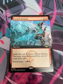 MTG - ZENITH FESTIVAL - RARE - TDC - NM - EXTENDED ART - Image 1