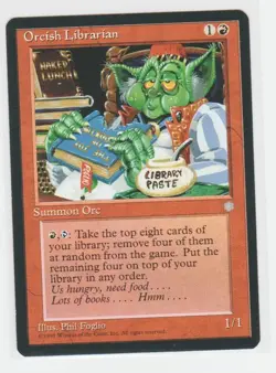 Magic the Gathering ~ MTG ~ 1x Orcish Librarian ~ ICE AGE ~ M/NM - Image 1