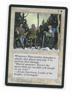Magic the Gathering ~ MTG ~ 1x Mercenaries ~ ICE AGE ~ M/NM - Image 1