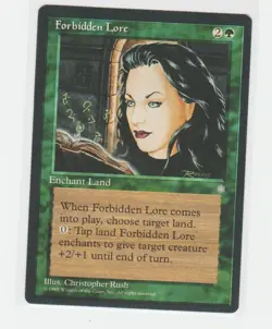 Magic the Gathering ~ MTG ~ 1x Forbidden Lore ~ ICE AGE ~ M/NM - Image 1