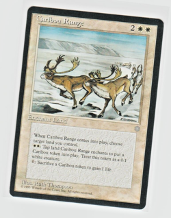 Magic the Gathering ~ MTG ~ 1x Caribou Range ~ ICE AGE ~ M/NM - Image 1