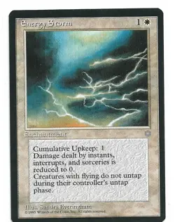 Magic the Gathering ~ MTG ~ 1x Energy Storm ~ ICE AGE ~ M/NM - Image 1