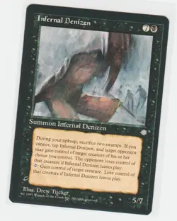 Magic the Gathering ~ MTG ~ 1x Infernal Denizen ~ ICE AGE ~ M/NM - Image 1