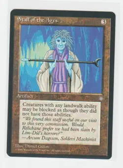 Magic the Gathering ~ MTG ~ 1x Staff of the Ages ~ ICE AGE ~ M/NM - Image 1