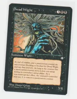 Magic the Gathering ~ MTG ~ 1x Dread Wight ~ ICE AGE ~ M/NM - Image 1