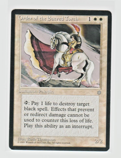 Magic the Gathering ~ MTG ~ 1x Order of the Sacred Torch ~ ICE AGE ~ M/NM - Image 1