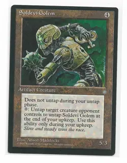 Magic the Gathering ~ MTG ~ 1x Soldevi Golem ~ ICE AGE ~ M/NM - Image 1