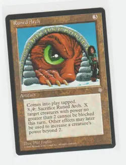 Magic the Gathering ~ MTG ~ 1x Runed Arch ~ ICE AGE ~ M/NM - Image 1