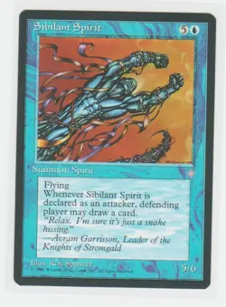 Magic the Gathering ~ MTG ~ 1x Sibilant Spirit ~ ICE AGE ~ M/NM - Image 1
