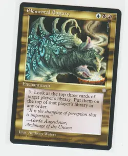 Magic the Gathering ~ MTG ~ 1x Elemental Augury ~ ICE AGE ~ M/NM - Image 1