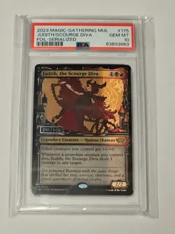 Magic MTG - Judith, The Scourge Diva PSA 10 MUL #175 Serialized 91/500 - Image 1