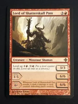 1x Lord of Shatterskull Pass (156) Rise of the Eldrazi LP MTG Magic x1 MKE - Image 1