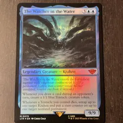 MTG STARTER COMMANDER DECK - The Watcher In The Water - Mono Blue Leviathans - Image 1