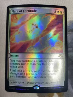 Flare of Fortitude (FOIL) - 0026 - Rare - Modern Horizons 3 MH3 MTG - Image 1