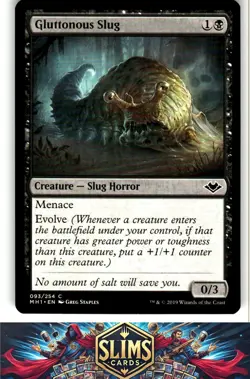 Magic the Gathering MTG Modern Horizons Gluttonous Slug #93 Buy 2 Get 1 - Image 1