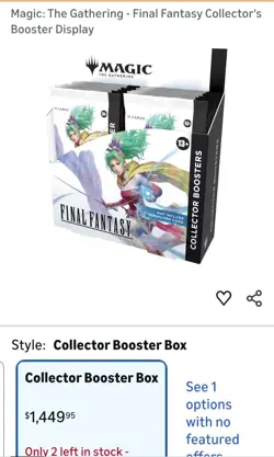 Magic: The Gathering -Final Fantasy Collector’s Booster Box - English New Sealed - Image 2