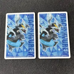 Golett and Golurk Pokemon Japanese Black Kyurem Poker Playing Card 2012 NM (lot) - Image 4