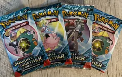 Pokemon JOURNEY TOGETHER - 4 - Factory Sealed Booster Pack Bundle - English - Image 1
