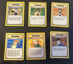 Pokemon TCG Gym Heroes / Gym Challenge Vintage Trainer Lot HOLOs - Image 1