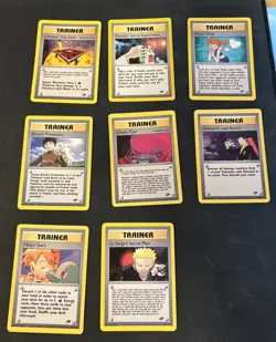 Pokemon TCG Gym Heroes / Gym Challenge Vintage Trainer Lot HOLOs - Image 2