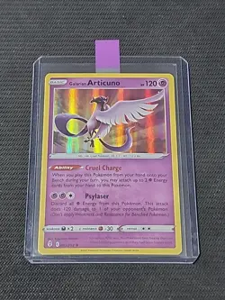 Pokemon Evolving Skies "Galarian Articuno" 63/203 / Holo Rare / Near Mint - Image 3