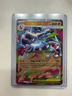 Mega Charizard X ex - 013/094 Pokemon TCG Double Rare ME02: Phantasmal Flames NM - Image 1