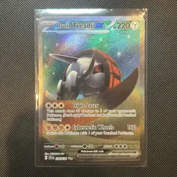 Iron Treads Ex Illustration Rare Scarlet & Violet Base Set Pokemon 248/198 *NM* - Image 1