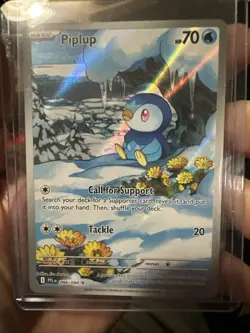 Piplup 98/94, Phantasmal Flames Full Art Holo Illustration Rare, Pokemon TCG, NM - Image 1