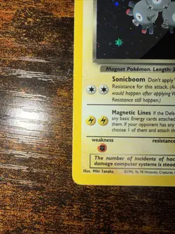 Pokemon TCG Dark Magneton Team Rocket Holo Rare 11/82 - LP - Image 2
