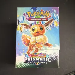 Pokemon TCG Scarlet & Violet Prismatic Evolutions Booster Box (EMPTY BOX ONLY) - Image 1