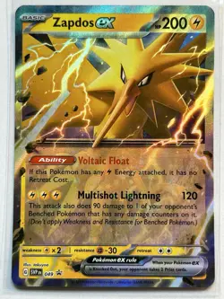 2023 Pokemon Zapdos EX SVP049 Black Star Promo - English - Image 1