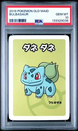 2019 POKEMON OLD MAID BULBASAUR PSA 10 - Image 1