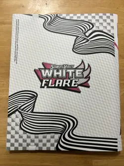Pokemon 2025 White Flare Binder **BINDER ONLY** BRAND NEW - Image 2