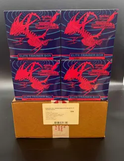 Pokemon TCG Darkness Ablaze ETB Box Case w/ (12) Darkness Ablaze ETB's Sealed - Image 1