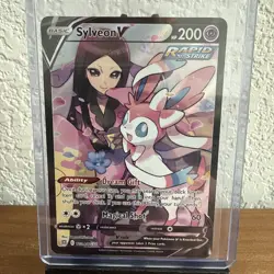 Sylveon V Pokemon Brilliant Stars Trainer Gallery Ultra Rare TG14/TG30 - Image 1