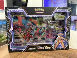 Deoxys VMAX & VSTAR Battle Box Factory SEALED - 4 Pokemon Booster Packs Box Tear - Image 1