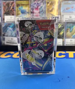Pokemon TCG Mega Evolution ENHANCED Booster Box Factory Sealed W/ Acrylic Case - Image 3