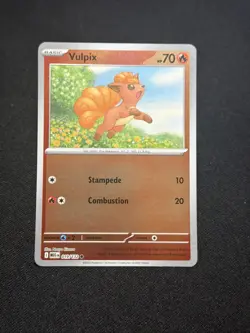 Pokemon TCG - Vulpix 019/132 (RH Reverse Holo) - Mega Evolution Base - Image 1