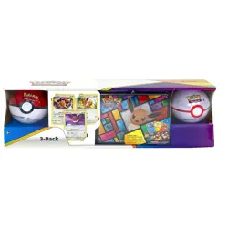 Pokemon Eevee Costco 3-Pack Box Sealed Exclusive Treasure Chest Tin & Pokeballs! - Image 1