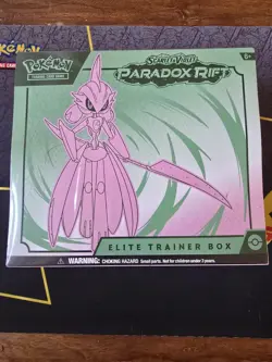 Paradox Rift Elite Trainer Box - Iron Valiant - New & Sealed - Pokemon TCG - Image 1