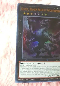 Yu-Gi-Oh! Eclipse, Dragon Ruler of Catastrophes Ultra Rare ALIN-EN048 1st Ed - Image 2